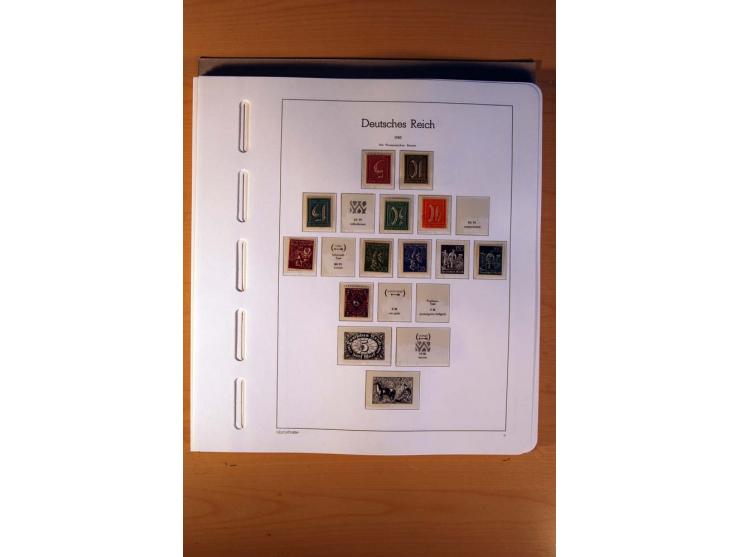 1919/45, ungebrauchte, postfrische und gestempelte Sammlung mit vielen besseren Werten dabei Mi.-Nr. 479-81, 482-95, 499-505,