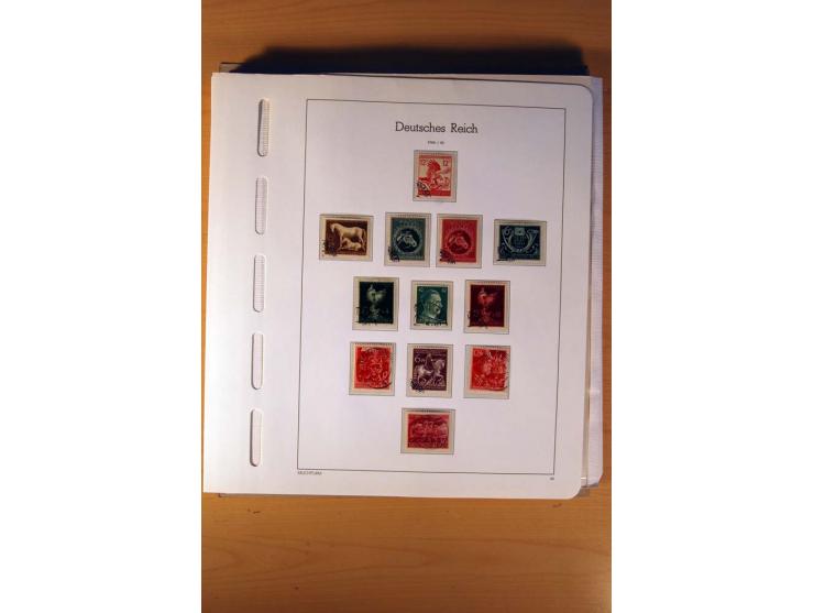 1919/45, ungebrauchte, postfrische und gestempelte Sammlung mit vielen besseren Werten dabei Mi.-Nr. 479-81, 482-95, 499-505,