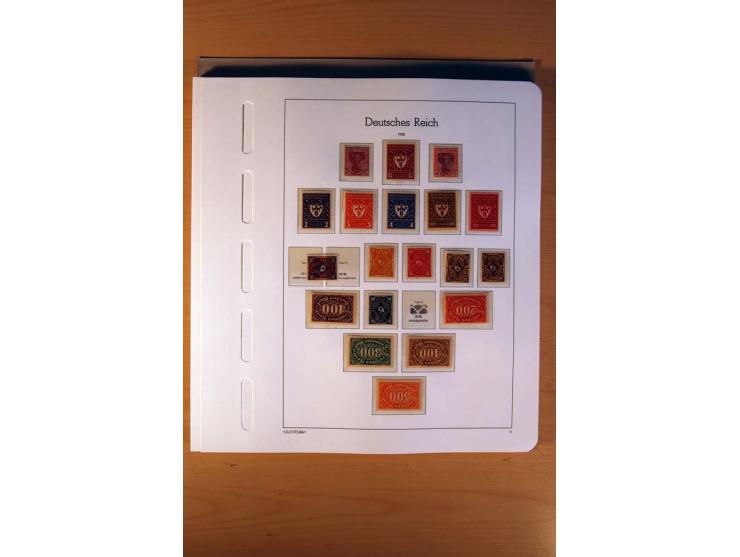 1919/45, ungebrauchte, postfrische und gestempelte Sammlung mit vielen besseren Werten dabei Mi.-Nr. 479-81, 482-95, 499-505,