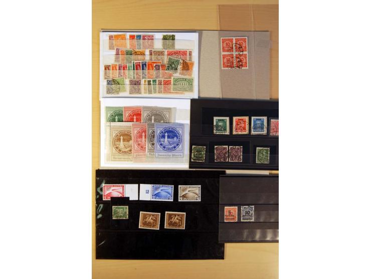 1919/45, ungebrauchte, postfrische und gestempelte Sammlung mit vielen besseren Werten dabei Mi.-Nr. 479-81, 482-95, 499-505,