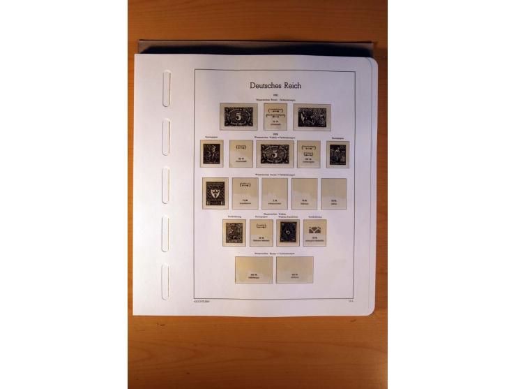 1919/45, ungebrauchte, postfrische und gestempelte Sammlung mit vielen besseren Werten dabei Mi.-Nr. 479-81, 482-95, 499-505,