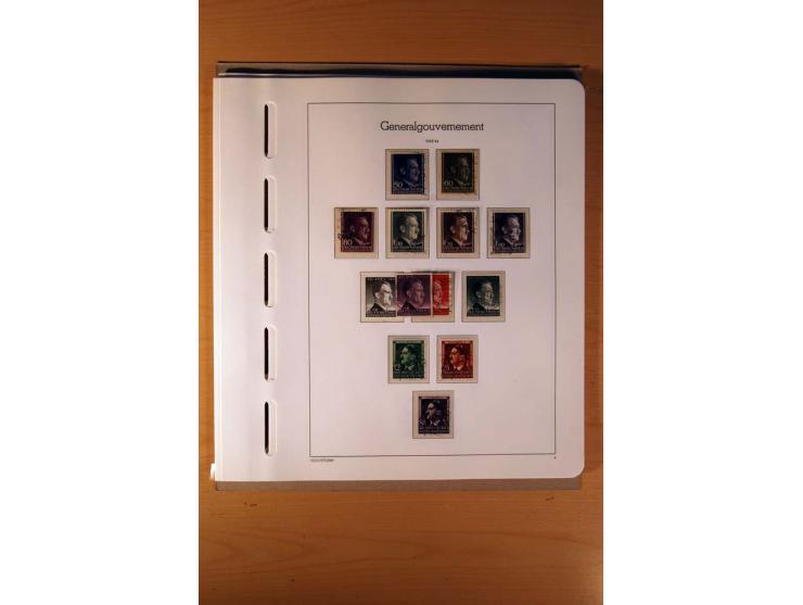 1919/45, ungebrauchte, postfrische und gestempelte Sammlung mit vielen besseren Werten dabei Mi.-Nr. 479-81, 482-95, 499-505,