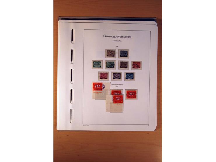 1919/45, ungebrauchte, postfrische und gestempelte Sammlung mit vielen besseren Werten dabei Mi.-Nr. 479-81, 482-95, 499-505,