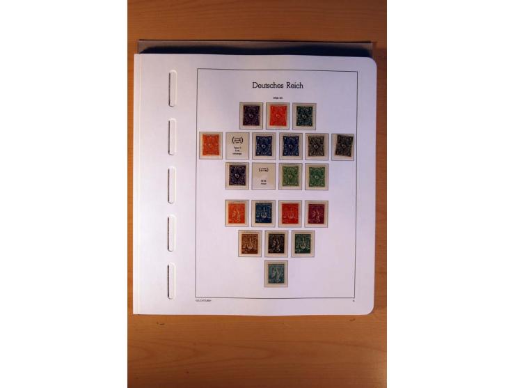 1919/45, ungebrauchte, postfrische und gestempelte Sammlung mit vielen besseren Werten dabei Mi.-Nr. 479-81, 482-95, 499-505,