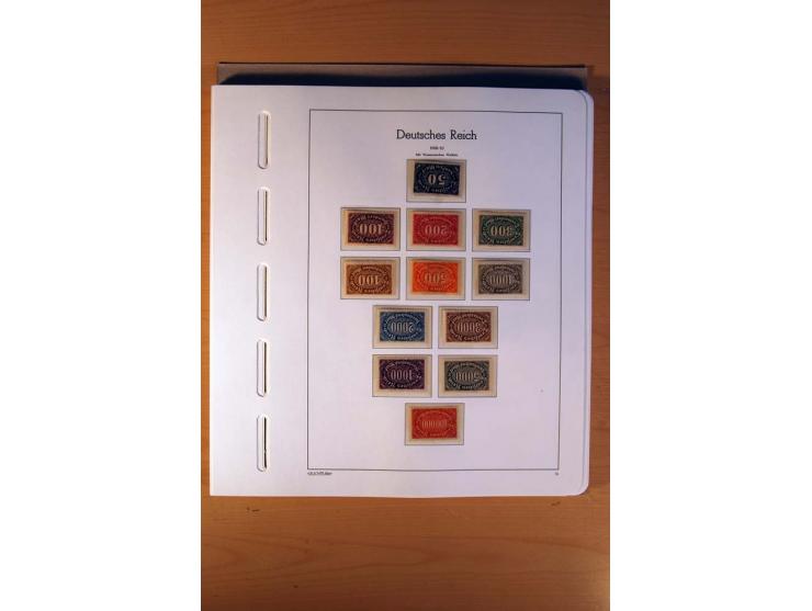 1919/45, ungebrauchte, postfrische und gestempelte Sammlung mit vielen besseren Werten dabei Mi.-Nr. 479-81, 482-95, 499-505,