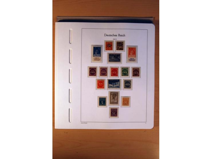 1919/45, ungebrauchte, postfrische und gestempelte Sammlung mit vielen besseren Werten dabei Mi.-Nr. 479-81, 482-95, 499-505,