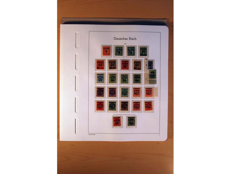 1919/45, ungebrauchte, postfrische und gestempelte Sammlung mit vielen besseren Werten dabei Mi.-Nr. 479-81, 482-95, 499-505,