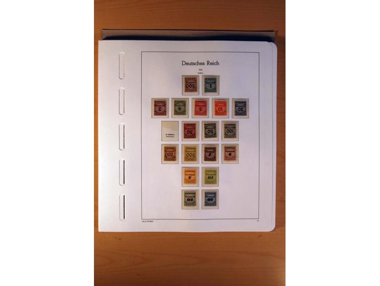 1919/45, ungebrauchte, postfrische und gestempelte Sammlung mit vielen besseren Werten dabei Mi.-Nr. 479-81, 482-95, 499-505,