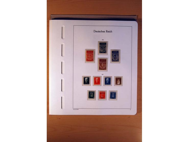 1919/45, ungebrauchte, postfrische und gestempelte Sammlung mit vielen besseren Werten dabei Mi.-Nr. 479-81, 482-95, 499-505,