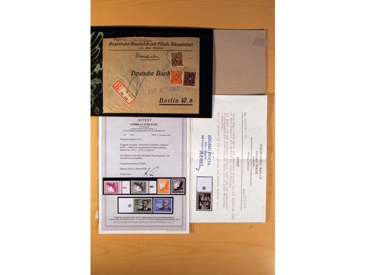 1919/45, ungebrauchte, postfrische und gestempelte Sammlung mit vielen besseren Werten dabei Mi.-Nr. 479-81, 482-95, 499-505,