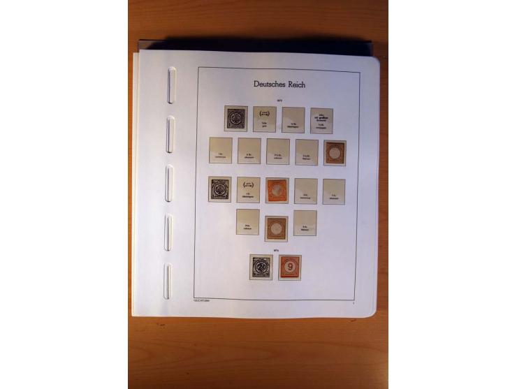 1919/45, ungebrauchte, postfrische und gestempelte Sammlung mit vielen besseren Werten dabei Mi.-Nr. 479-81, 482-95, 499-505,