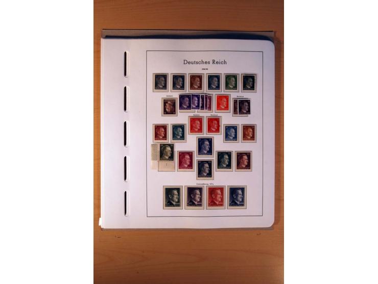 1919/45, ungebrauchte, postfrische und gestempelte Sammlung mit vielen besseren Werten dabei Mi.-Nr. 479-81, 482-95, 499-505,