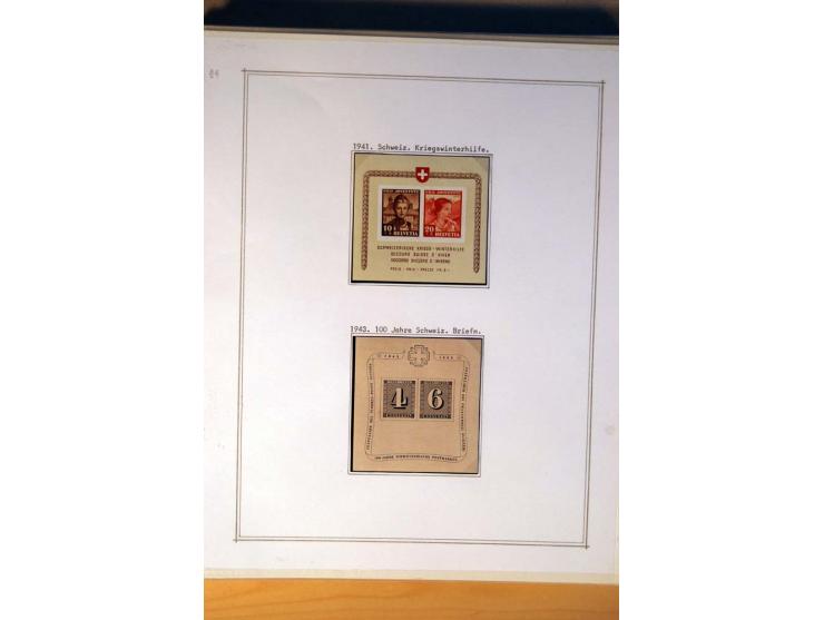 1881/1967, ungebrauchte und weitgehend kpl. bis überkpl. Sammlung mit Zusammendrucken und (bis auf Bl.1) allen Blocks