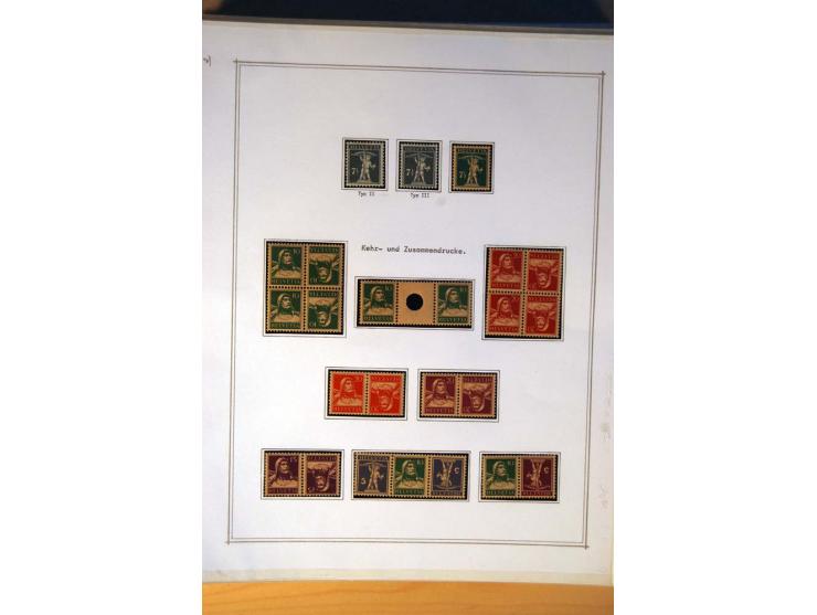 1881/1967, ungebrauchte und weitgehend kpl. bis überkpl. Sammlung mit Zusammendrucken und (bis auf Bl.1) allen Blocks