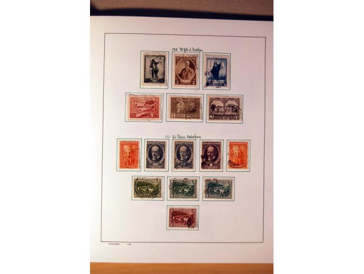 1865/1977, umfangreiche vorwiegend ungebrauchte und gestempelte Sammlung Estland, Lettland und Litauen, Tschechoslowakei, Rum