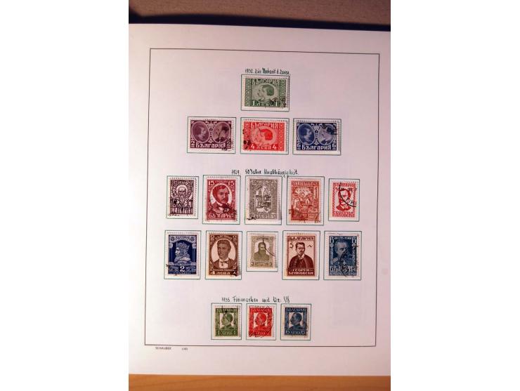 1865/1977, umfangreiche vorwiegend ungebrauchte und gestempelte Sammlung Estland, Lettland und Litauen, Tschechoslowakei, Rum