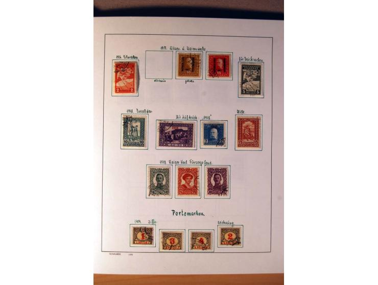 1865/1977, umfangreiche vorwiegend ungebrauchte und gestempelte Sammlung Estland, Lettland und Litauen, Tschechoslowakei, Rum