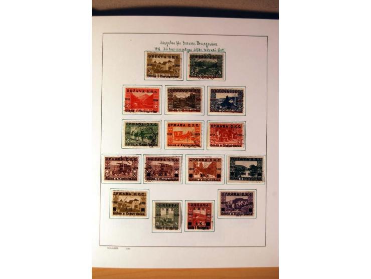 1865/1977, umfangreiche vorwiegend ungebrauchte und gestempelte Sammlung Estland, Lettland und Litauen, Tschechoslowakei, Rum