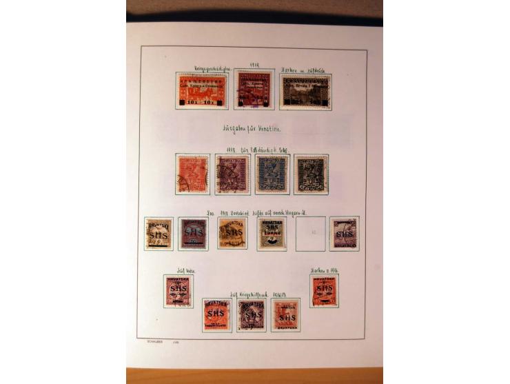 1865/1977, umfangreiche vorwiegend ungebrauchte und gestempelte Sammlung Estland, Lettland und Litauen, Tschechoslowakei, Rum