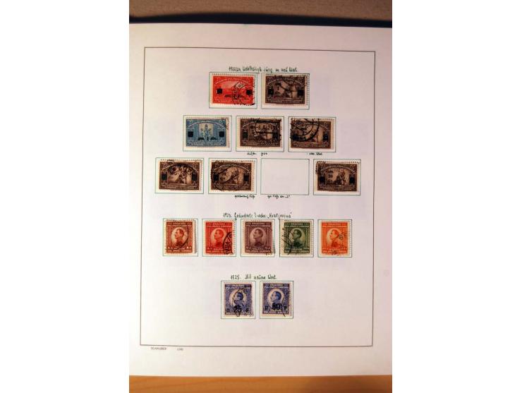 1865/1977, umfangreiche vorwiegend ungebrauchte und gestempelte Sammlung Estland, Lettland und Litauen, Tschechoslowakei, Rum