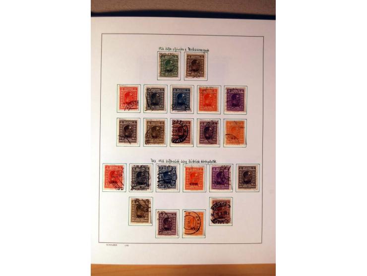 1865/1977, umfangreiche vorwiegend ungebrauchte und gestempelte Sammlung Estland, Lettland und Litauen, Tschechoslowakei, Rum