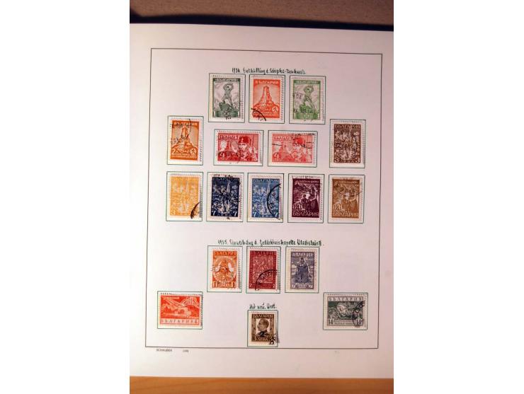 1865/1977, umfangreiche vorwiegend ungebrauchte und gestempelte Sammlung Estland, Lettland und Litauen, Tschechoslowakei, Rum