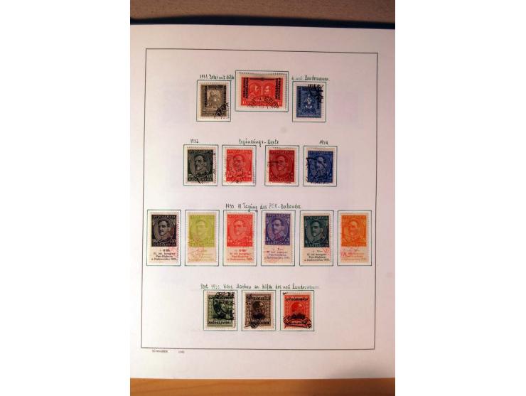 1865/1977, umfangreiche vorwiegend ungebrauchte und gestempelte Sammlung Estland, Lettland und Litauen, Tschechoslowakei, Rum