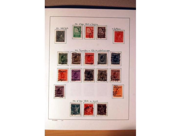 1865/1977, umfangreiche vorwiegend ungebrauchte und gestempelte Sammlung Estland, Lettland und Litauen, Tschechoslowakei, Rum