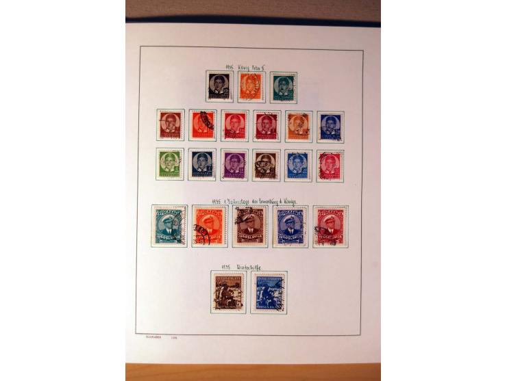 1865/1977, umfangreiche vorwiegend ungebrauchte und gestempelte Sammlung Estland, Lettland und Litauen, Tschechoslowakei, Rum