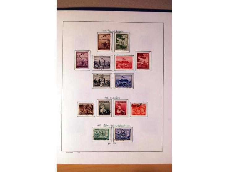 1865/1977, umfangreiche vorwiegend ungebrauchte und gestempelte Sammlung Estland, Lettland und Litauen, Tschechoslowakei, Rum
