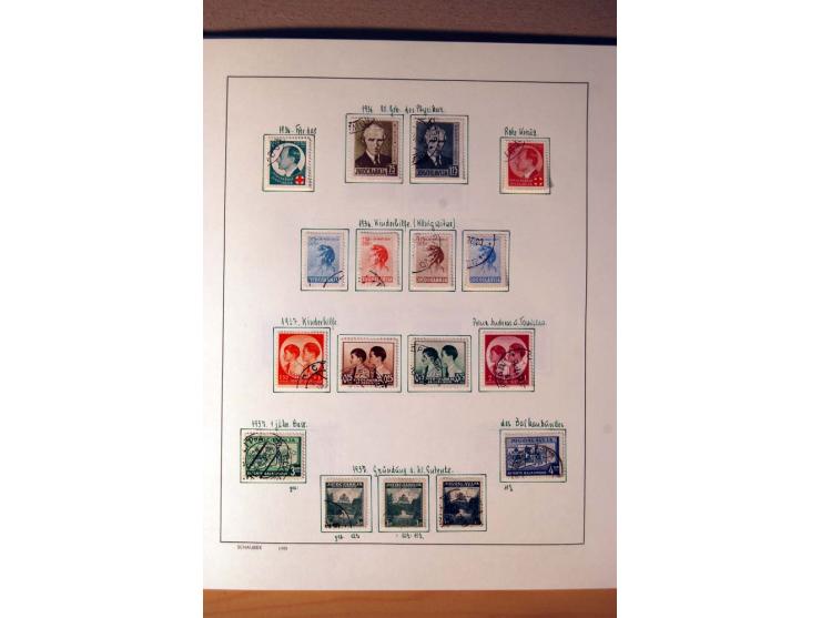 1865/1977, umfangreiche vorwiegend ungebrauchte und gestempelte Sammlung Estland, Lettland und Litauen, Tschechoslowakei, Rum