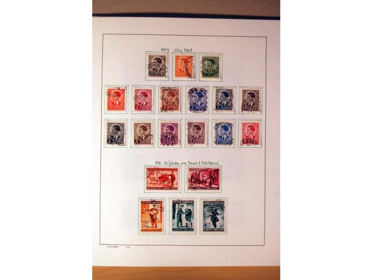 1865/1977, umfangreiche vorwiegend ungebrauchte und gestempelte Sammlung Estland, Lettland und Litauen, Tschechoslowakei, Rum