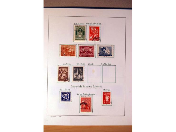 1865/1977, umfangreiche vorwiegend ungebrauchte und gestempelte Sammlung Estland, Lettland und Litauen, Tschechoslowakei, Rum