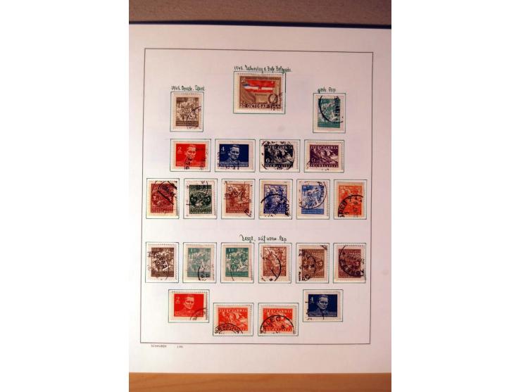 1865/1977, umfangreiche vorwiegend ungebrauchte und gestempelte Sammlung Estland, Lettland und Litauen, Tschechoslowakei, Rum