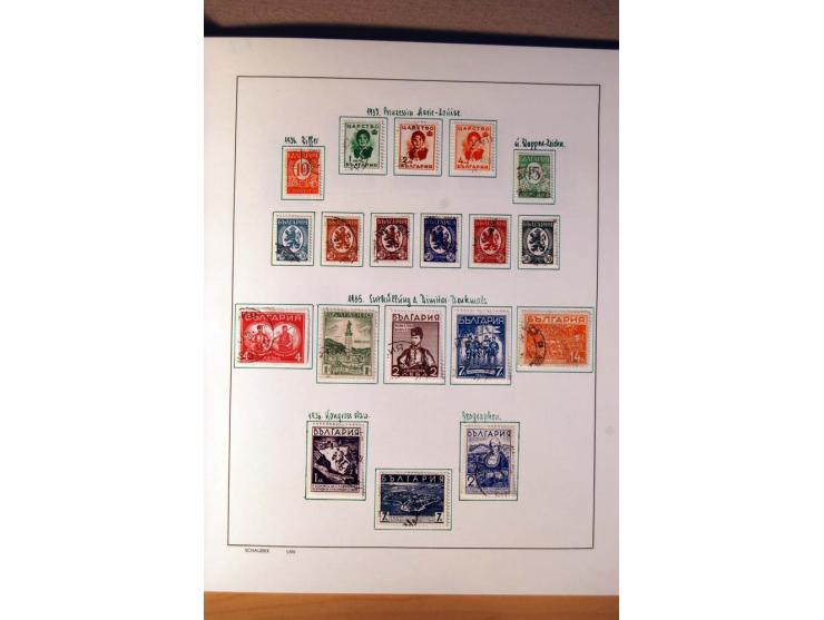 1865/1977, umfangreiche vorwiegend ungebrauchte und gestempelte Sammlung Estland, Lettland und Litauen, Tschechoslowakei, Rum