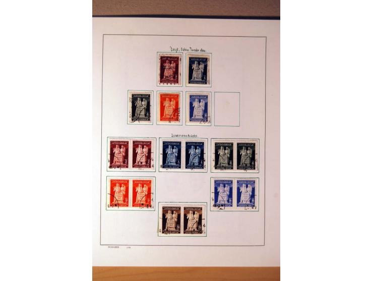 1865/1977, umfangreiche vorwiegend ungebrauchte und gestempelte Sammlung Estland, Lettland und Litauen, Tschechoslowakei, Rum