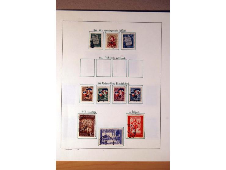 1865/1977, umfangreiche vorwiegend ungebrauchte und gestempelte Sammlung Estland, Lettland und Litauen, Tschechoslowakei, Rum