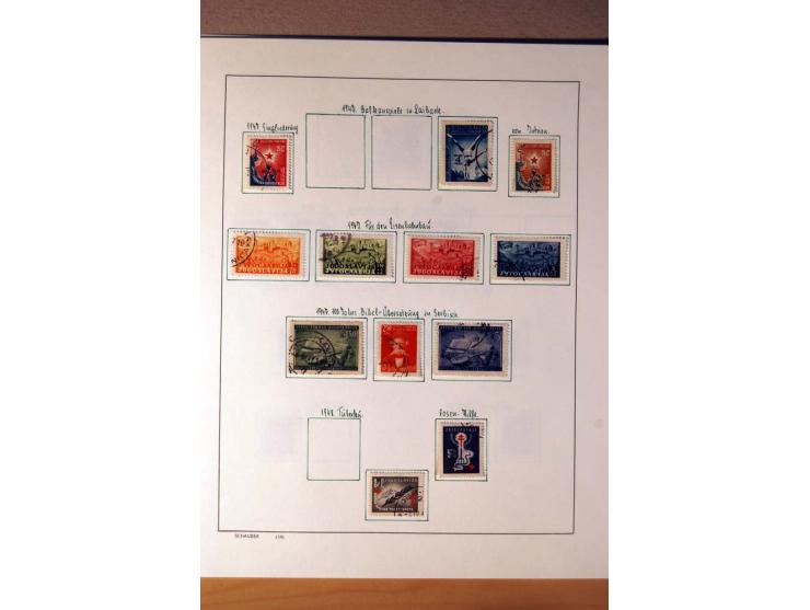 1865/1977, umfangreiche vorwiegend ungebrauchte und gestempelte Sammlung Estland, Lettland und Litauen, Tschechoslowakei, Rum