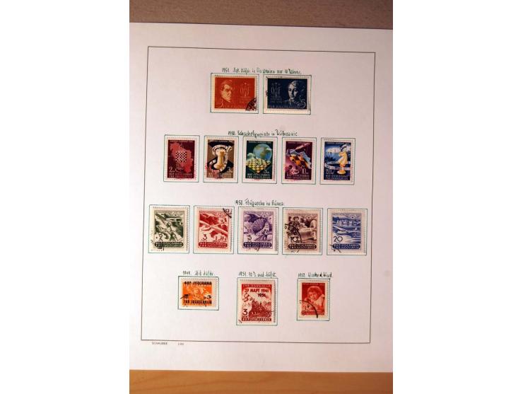 1865/1977, umfangreiche vorwiegend ungebrauchte und gestempelte Sammlung Estland, Lettland und Litauen, Tschechoslowakei, Rum