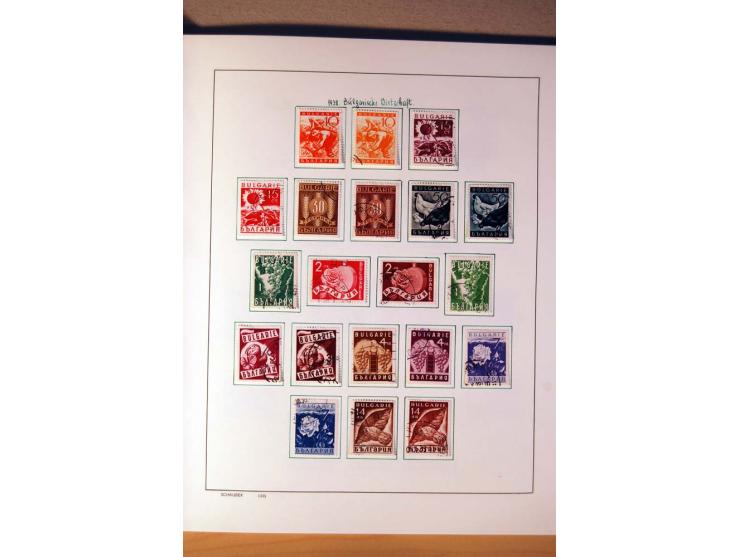 1865/1977, umfangreiche vorwiegend ungebrauchte und gestempelte Sammlung Estland, Lettland und Litauen, Tschechoslowakei, Rum