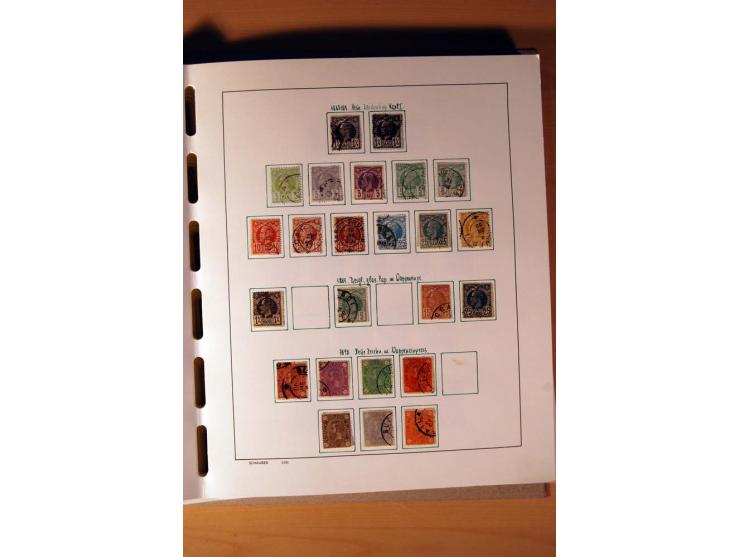 1865/1977, umfangreiche vorwiegend ungebrauchte und gestempelte Sammlung Estland, Lettland und Litauen, Tschechoslowakei, Rum
