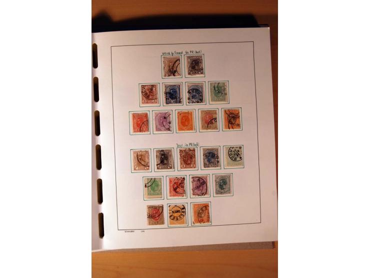 1865/1977, umfangreiche vorwiegend ungebrauchte und gestempelte Sammlung Estland, Lettland und Litauen, Tschechoslowakei, Rum