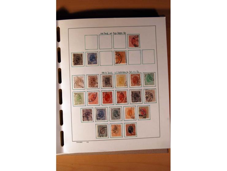1865/1977, umfangreiche vorwiegend ungebrauchte und gestempelte Sammlung Estland, Lettland und Litauen, Tschechoslowakei, Rum