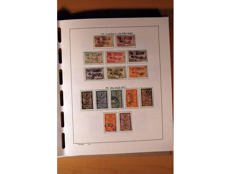 1865/1977, umfangreiche vorwiegend ungebrauchte und gestempelte Sammlung Estland, Lettland und Litauen, Tschechoslowakei, Rum