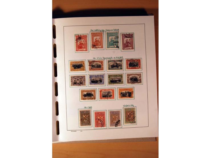 1865/1977, umfangreiche vorwiegend ungebrauchte und gestempelte Sammlung Estland, Lettland und Litauen, Tschechoslowakei, Rum