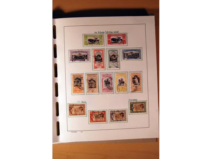 1865/1977, umfangreiche vorwiegend ungebrauchte und gestempelte Sammlung Estland, Lettland und Litauen, Tschechoslowakei, Rum