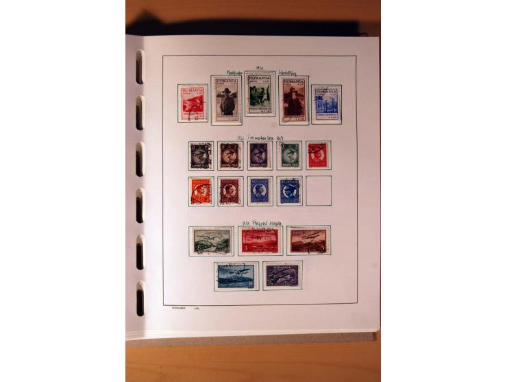 1865/1977, umfangreiche vorwiegend ungebrauchte und gestempelte Sammlung Estland, Lettland und Litauen, Tschechoslowakei, Rum