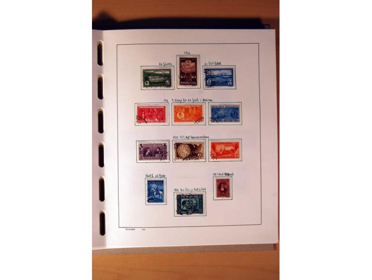 1865/1977, umfangreiche vorwiegend ungebrauchte und gestempelte Sammlung Estland, Lettland und Litauen, Tschechoslowakei, Rum