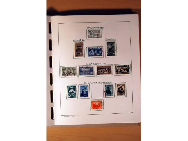 1865/1977, umfangreiche vorwiegend ungebrauchte und gestempelte Sammlung Estland, Lettland und Litauen, Tschechoslowakei, Rum