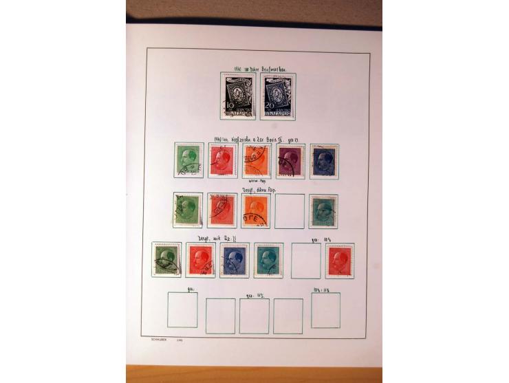 1865/1977, umfangreiche vorwiegend ungebrauchte und gestempelte Sammlung Estland, Lettland und Litauen, Tschechoslowakei, Rum
